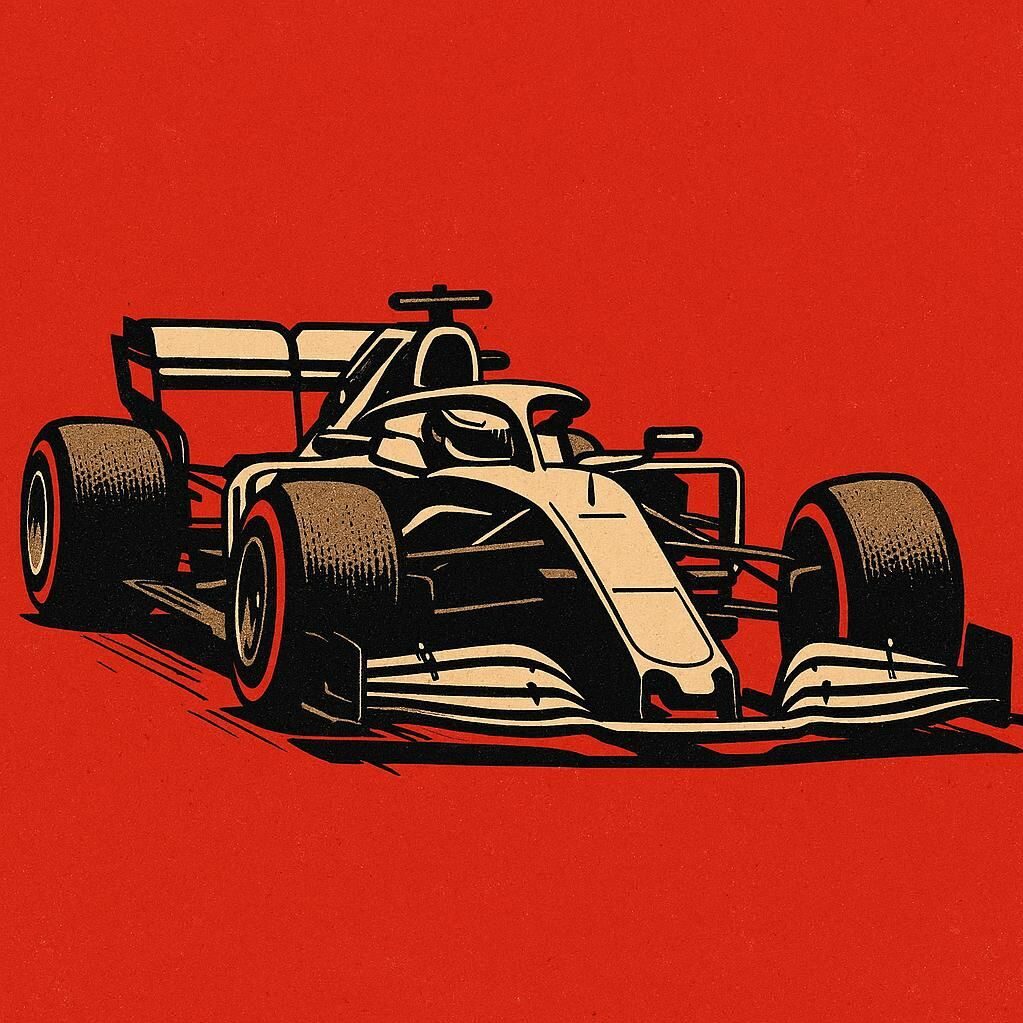 Illustration d'une monoplace de formula 1